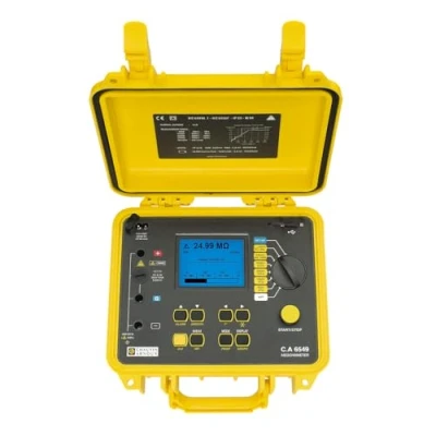 Afbeelding van Chauvin Arnoux C.A 6549 Isolatiemeter 500 V, 1000 2500 5000 V 10 TΩ