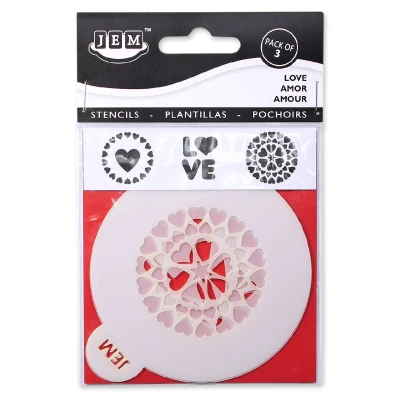 Afbeelding van JEM Sjabloon Love Set/3