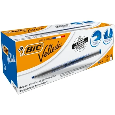Image de Marqueur effaçable Velleda 1721 Bleu BIC