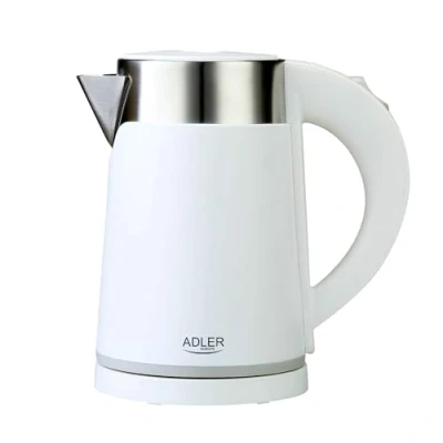 Afbeelding van Adler AD 1372 Witte elektrische waterkoker klein formaat 0.6 liter