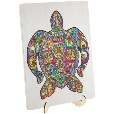 Afbeelding van Houten Legpuzzel Schildpad, 130st.