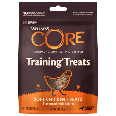 Afbeelding van Wellness Core Training Treats Chicken Flavoured With Berries Hondensnacks Kip Bessen 170 g Voor Volwassen Honden Van Alle Rassen