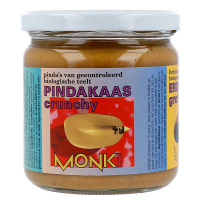 Afbeelding van Monki Pindakaas Crunchy 330GR