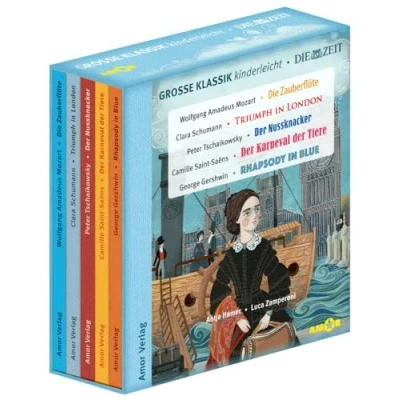 Afbeelding van Große Klassik kinderleicht. DIE ZEIT Edition. (5 CDs, Lesungen mit Musik)