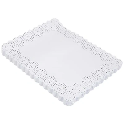 Afbeelding van García de Pou 250 stuks rechthoekige kant, 47 g/m², 27 x 21 cm, wit papier