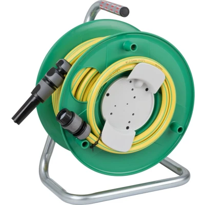Afbeelding van Brennenstuhl waterslanghaspel WS3220 (20m slanglengte, van speciaal kunststof, Made in Germany) groen