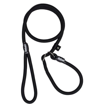 Afbeelding van Rebel Petz Honden Trainingslijn met Halsband Taupe, Zwart, Groen &amp; Oranje Maat Small of Large Kleur: Maat: