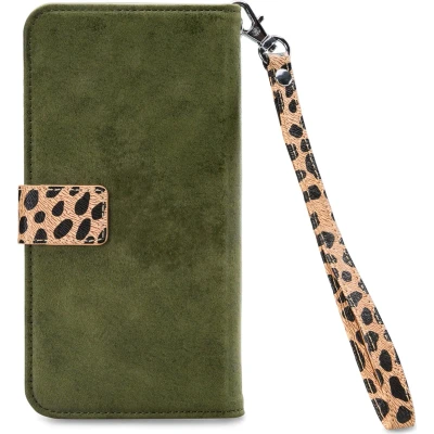 Afbeelding van Mobilize 2in1 Gelly Zipper Case Samsung Galaxy A31 Olive/Leopard