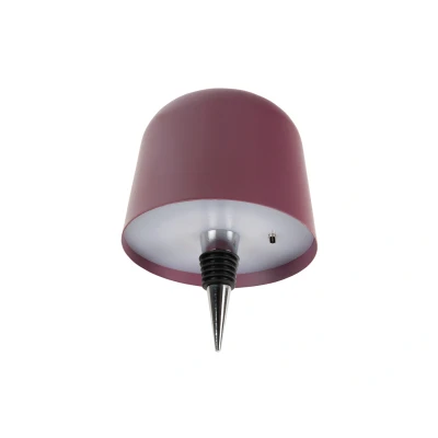 Afbeelding van Leitmotiv Bottle Lamp Cone Hat LED Dark mauve