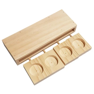 Afbeelding van Duvo+ Houten Sniffle `n Snack Puzzle Ben Speelgoed 22x8x3.6 cm