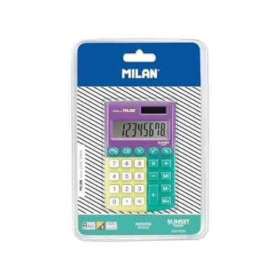 Afbeelding van Rekenmachine Milan pokcket Sunset PVC