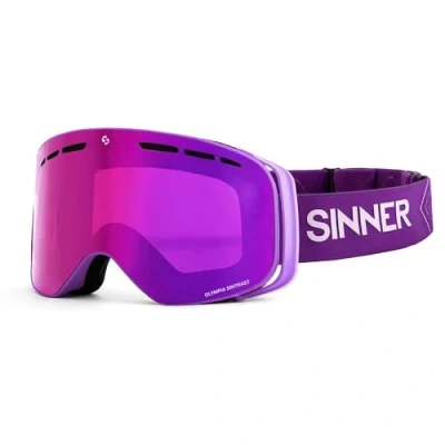 Afbeelding van Sinner Olympia+ Skibril Matte Purple Skibrillen