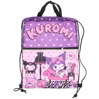 Afbeelding van Kuromi Luxe Gymtas 3801030159242