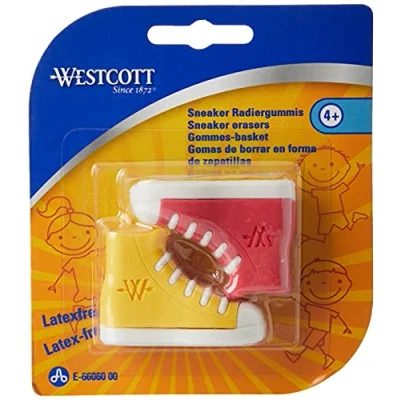 Afbeelding van Westcott gum 2 stuks op blister AC E66060