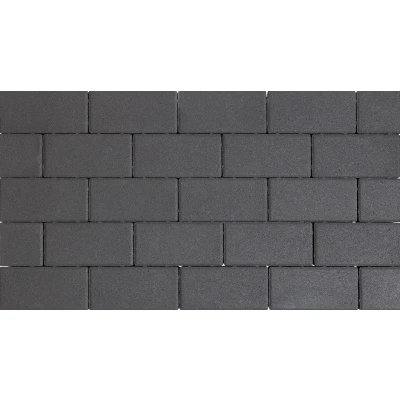Afbeelding van Design brick 21x10,5x6 cm black mini facet komo