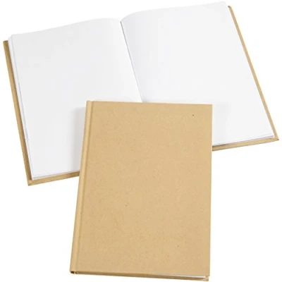 Afbeelding van Creotime Notitieboek A5 Bruin/wit