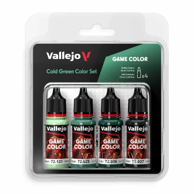 Afbeelding van Cold green Color Set 4 kleuren 18ml 72383
