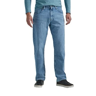 Afbeelding van Wrangler Authentics Big &amp; Tall Relaxed Fit Jeans voor heren, Stonewash Flex