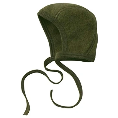 Afbeelding van Engel Natur Mutsje van wol fleece reed maat 62 68 (hoofdomvang 41 44 cm)