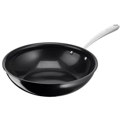 Afbeelding van Lagostina Wok Desideria Keramiek 28 cm Zwart