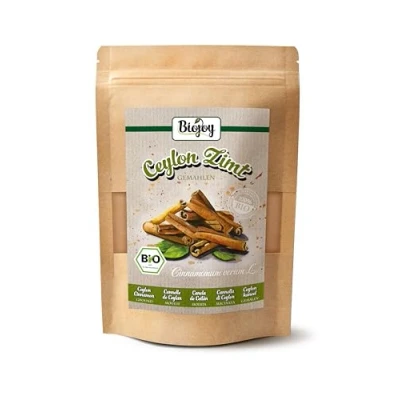 Image de Biojoy Cannelle de Ceylan BIO en poudre (250 g), sans additifs (Cinnamomum verum L.)