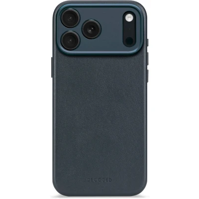 Afbeelding van DECODED Leren Hoesje Geschikt voor iPhone 17 Pro Gemaakt van Premium ECCO Leer MagSafe Navy Blauw