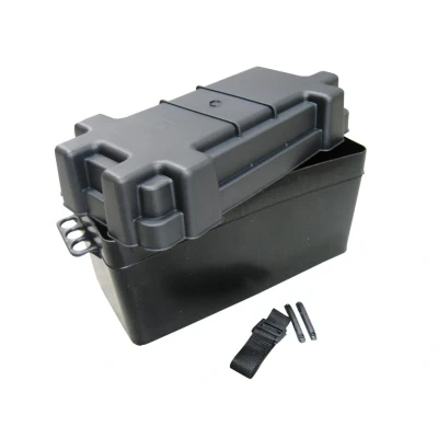 Afbeelding van Accubak Zwart BUITENMAAT: L47XB22XH25CM