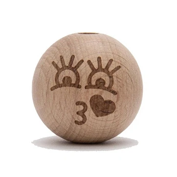 Afbeelding van Durable Houten Kraal Sophie 2 Stuks (25 Mm) Babyfournituren