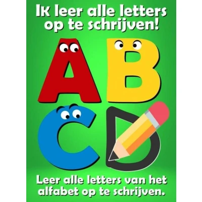 Afbeelding van Ik leer alle letters op te schrijven!