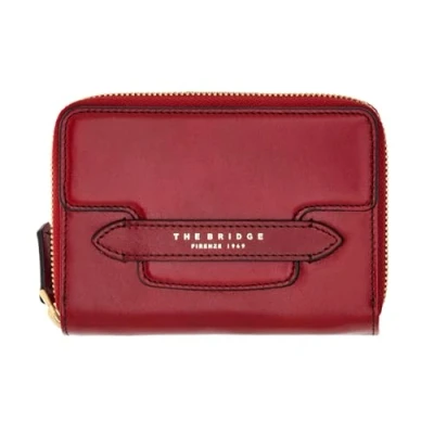 Afbeelding van The Bridge Lucrezia 13 CM Portemonnee, Dames, Maat: One Size, Rot