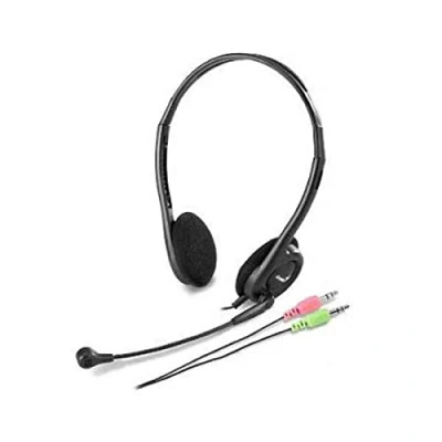 Afbeelding van Headphones with Microphone Genius PC HS 200C Black