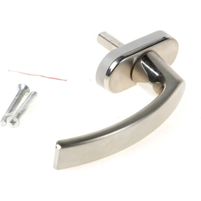Afbeelding van Draaivalkruk Inox look niet afsluitbaar stift 32mm