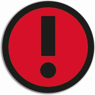 Afbeelding van Impressiemagneetfolie info, rood, set van 5