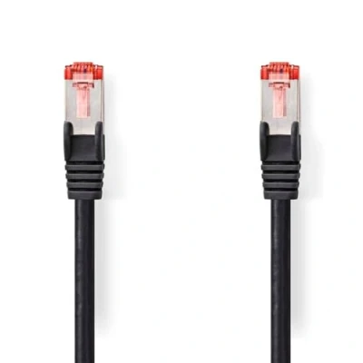 Afbeelding van Nedis CAT6 Netwerkkabel RJ45 Male S/FTP 0.25 m Rond LSZH Rood Label
