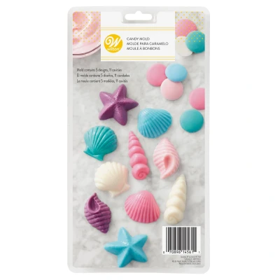 Afbeelding van Wilton Chocolademal Schelpen (9x)