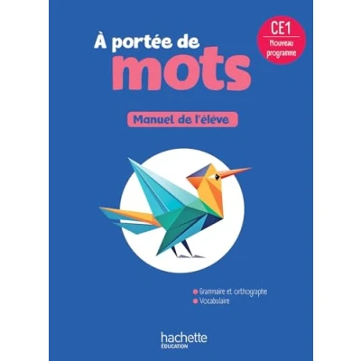 Afbeelding van LE NOUVEL A PORTEE DE MOTS CE1 MANUEL ELEVE