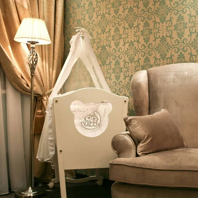 Afbeelding van Maytoni Grace vloerlamp 1 lamp messing/beige