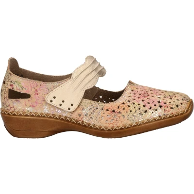 Afbeelding van Rieker Dames multicolor ballerina&#039;s &amp; mocassins maat 36