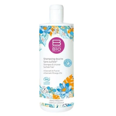 Afbeelding van BcomBIO Organic Sulfaatvrije Douche Shampoo 500 ml