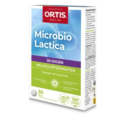 Afbeelding van Ortis Maag Tabletten Microbio Lactica