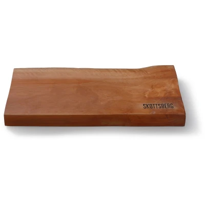 Afbeelding van Skottsberg Wood Works Serveerplank Ingefreesde handgrepen 35 x 18 3 cm Longan hout Borrelplank