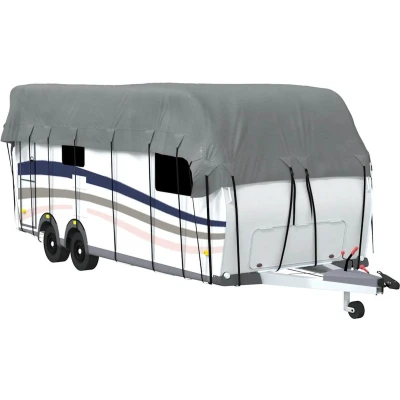 Afbeelding van vidaXL Caravan dakbedekking 700x300 cm vliesvlies grijs