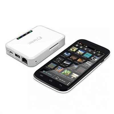 Afbeelding van Fantec Mobiel WLAN dockingstation MWiD25 DS (USB A), Docking station + USB hub, Wit