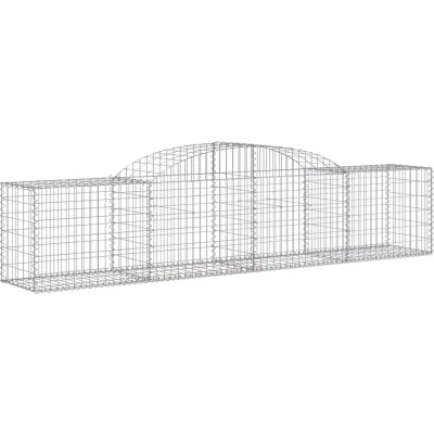 Afbeelding van Schanskorf gewelfd 300x50x60/80 cm gegalvaniseerd ijzer
