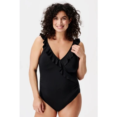 Afbeelding van Zwangerschaps Badpak Sima Black M/L