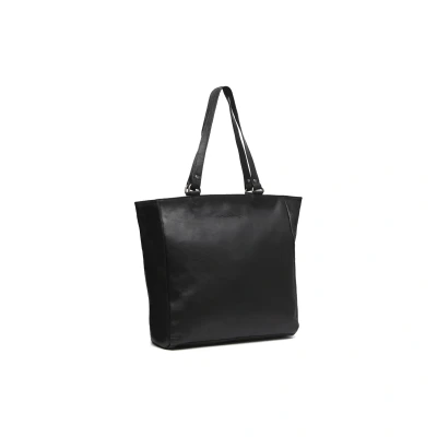 Afbeelding van The Chesterfield Brand Leren Shopper Zwart Berlin