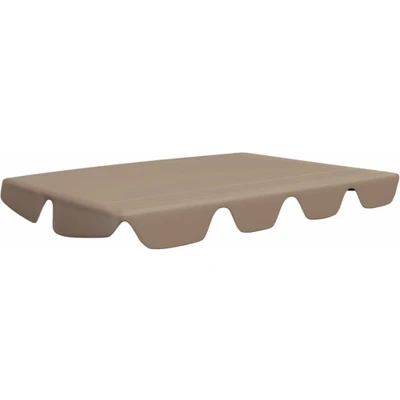 Afbeelding van Vervangingsluifel voor schommelbank 188/168x110/145 cm taupe