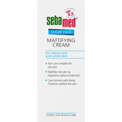 Afbeelding van Sebamed Clear Face Mattifying Cream 50ML