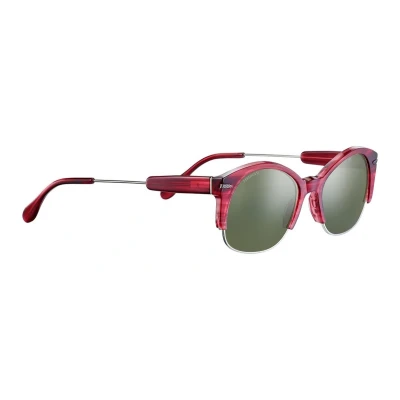Afbeelding van Lunettes de soleil Serengeti Vinita SS529004 Green polarisé en argent rouge argenté 555 nm