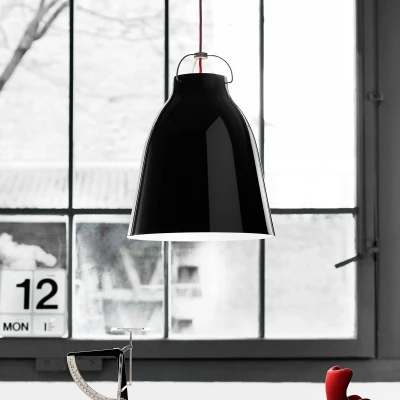 Afbeelding van FRITZ HANSEN Caravaggio P3 glanzend zwart